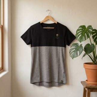 T-shirt technique iXS Flow femme noir et gris – Taille L (40)