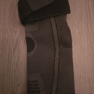 Accueil Lot de 2 chevillères de compression tricotées avec sangle de maintien – noir/gris – taille S