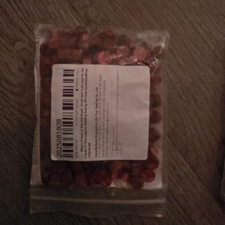 Lot de 400 perles de cire à cacheter – rouge et or – neuves